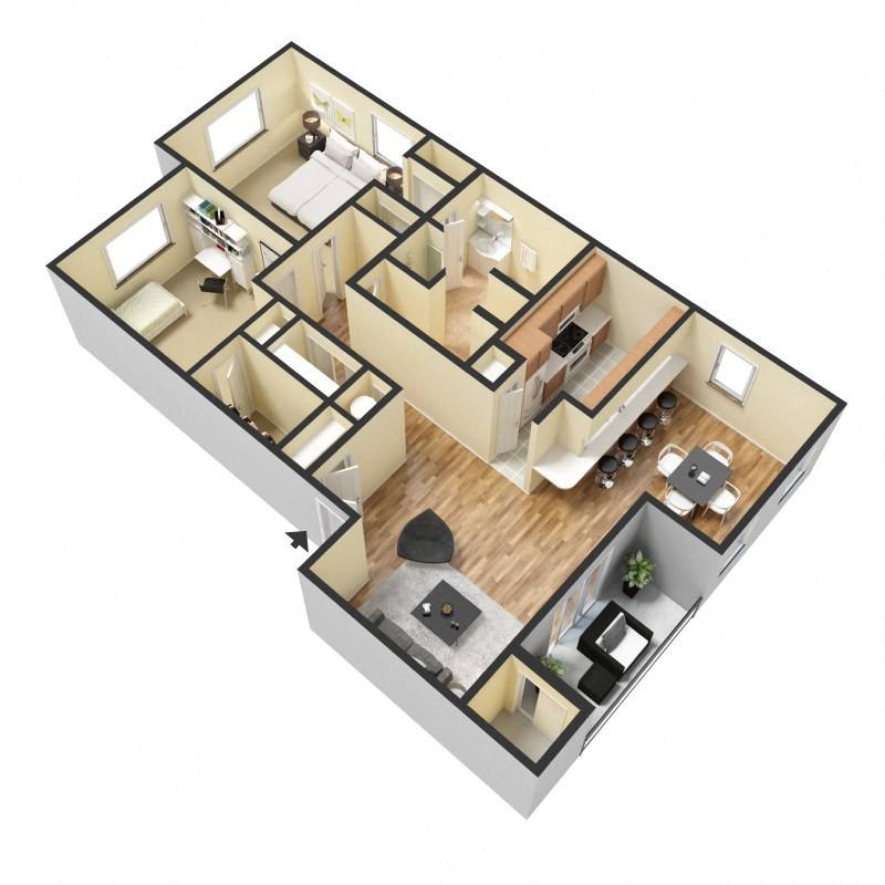 B1 - Wimbledon floor plan